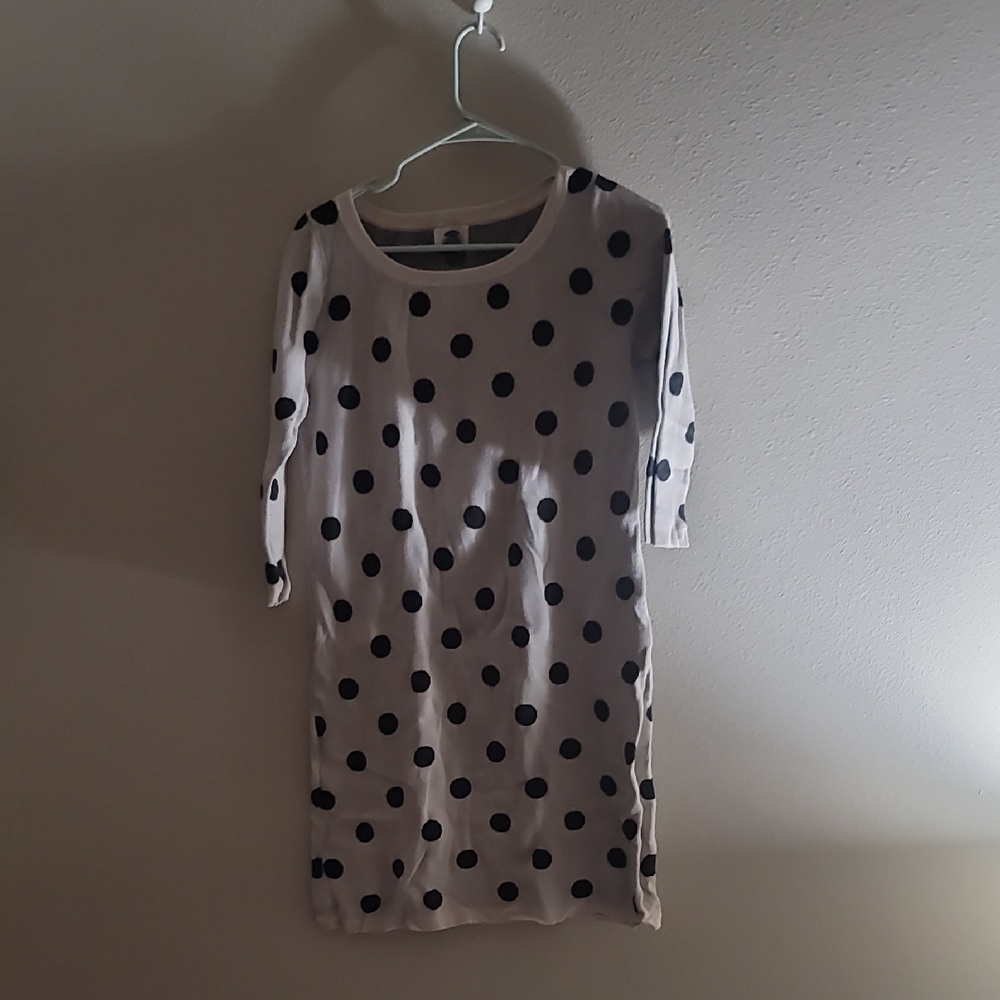 Old Navy Black and White Raglan Sleeve Dress